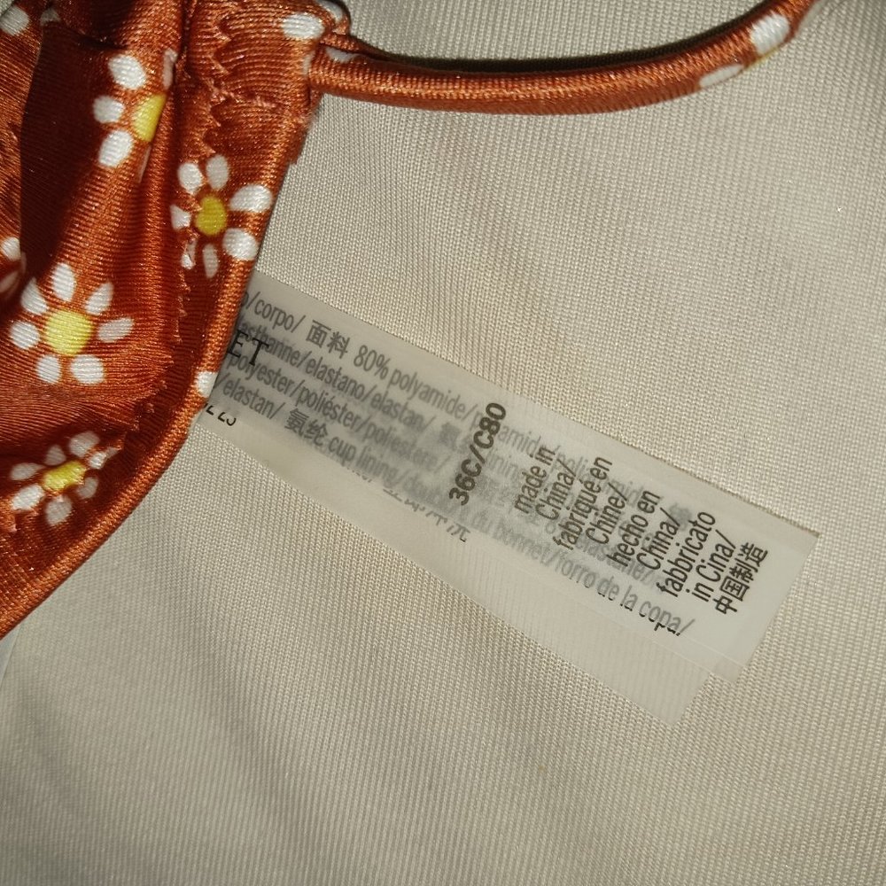 NWT! Ÿictoria's Secret Bikini Top Sz 36C - Picture 8 of 8